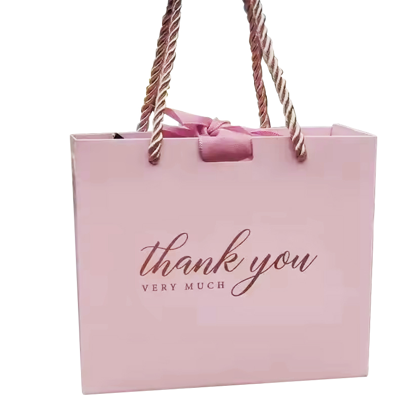 Custom printed logo gift bag